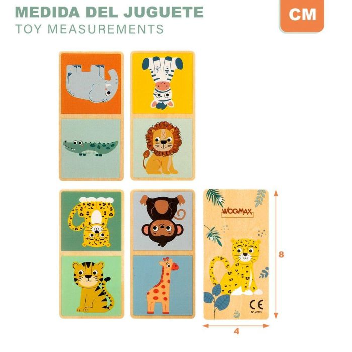 Juego de habilidad Woomax Animales (12 Unidades) 3 Juego de habilidad Woomax Animales (12 Unidades) 3
