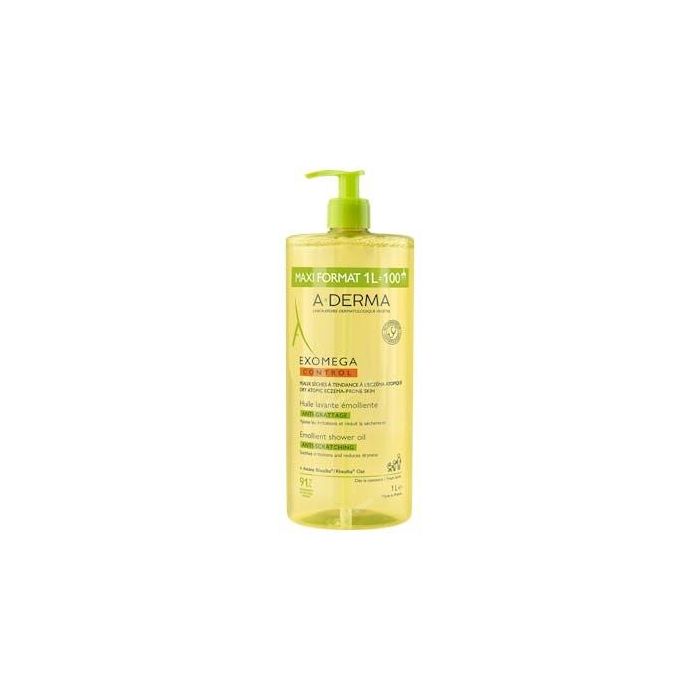 A-DERMA Exomega Control Aceite Limpiador Emoliente 1 L
