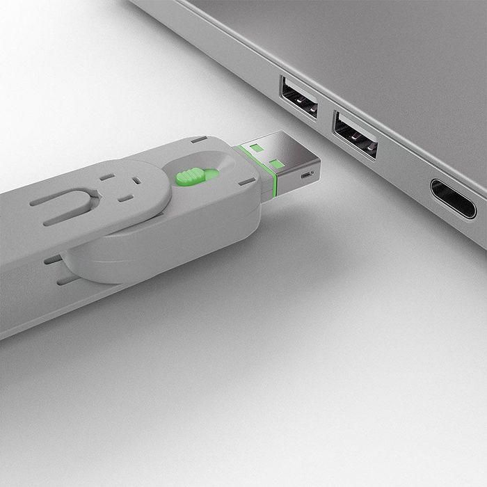 Lindy USB Port Blocker - Pack of 4, Colour Code: Green 2 Lindy USB Port Blocker - Pack of 4, Colour Code: Green 2