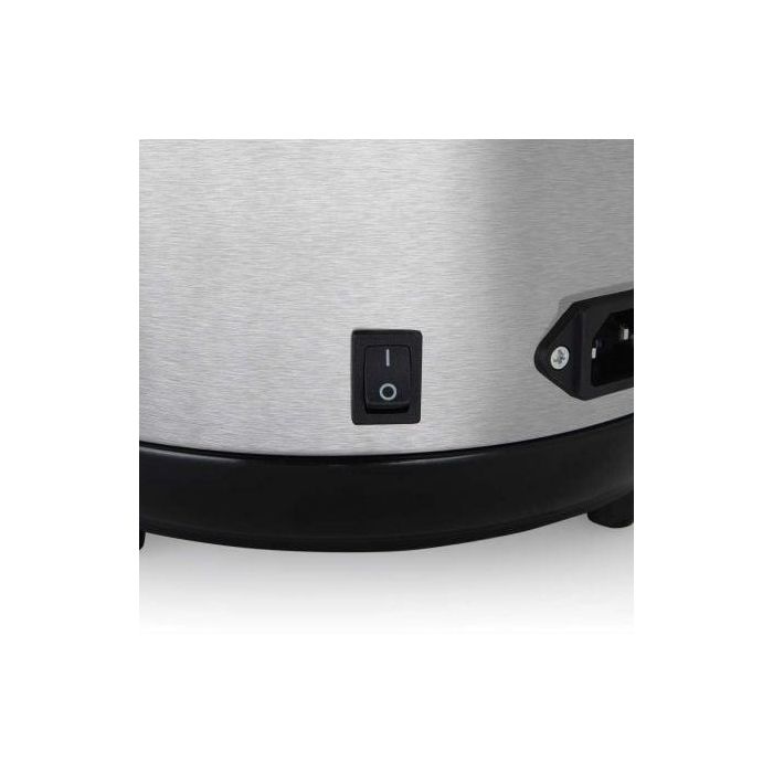 Orbegozo CO 3025 Arrocera 400W 1L con Mantenimiento de Calor, Olla Antiadherente Extraíble, Vaporera y Cuerpo Acero Inoxidable 3
