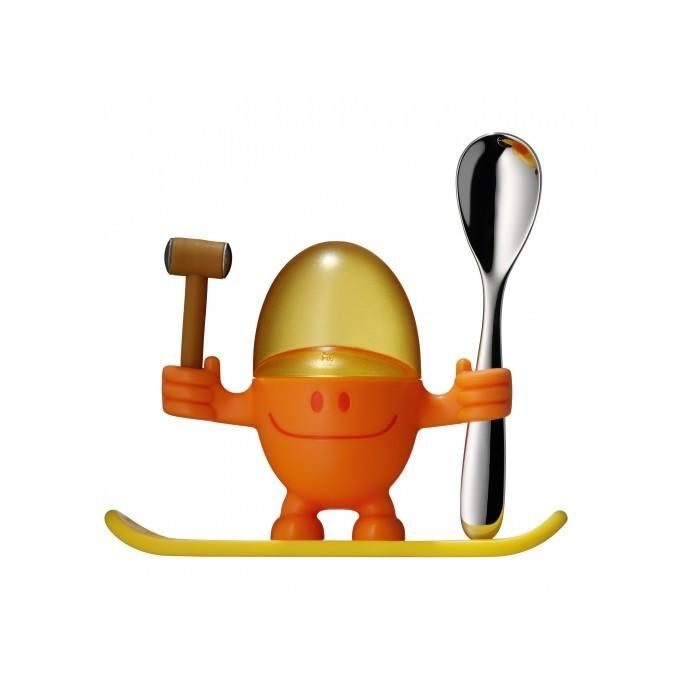 WMF 0616687450 McEgg Eierbecher mit Löffel, orange 1 WMF 0616687450 McEgg Eierbecher mit Löffel, orange 1