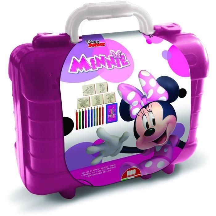 MINNIE Caja de sellos y dibujos.