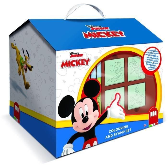 Casa para colorear - MULTIPRINT - 9945 - 7 sellos Mickey