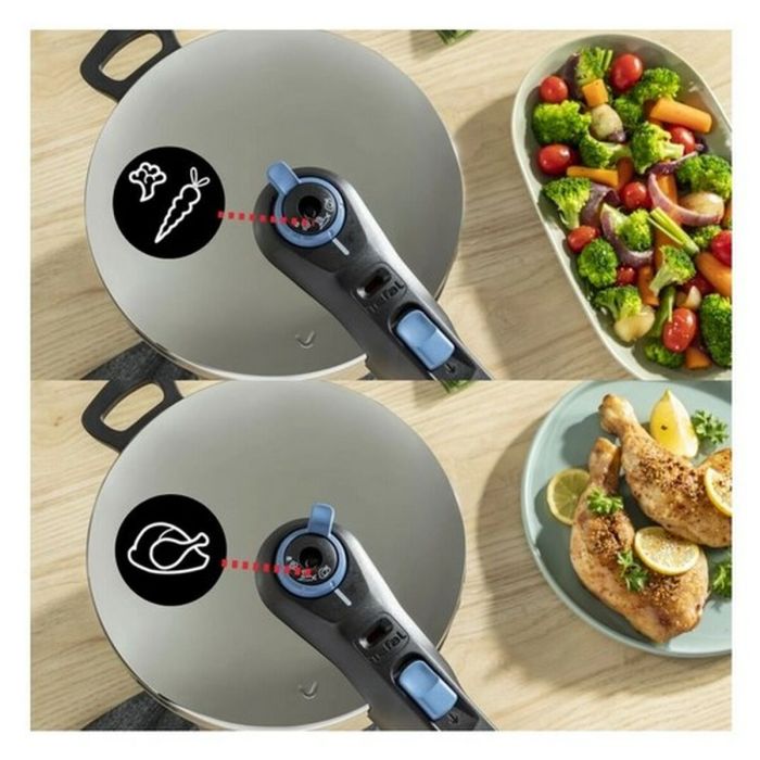 Olla Express Tefal P2584301 Acero Inoxidable Plástico 4 L 6 L 3 Olla Express Tefal P2584301 Acero Inoxidable Plástico 4 L 6 L 3