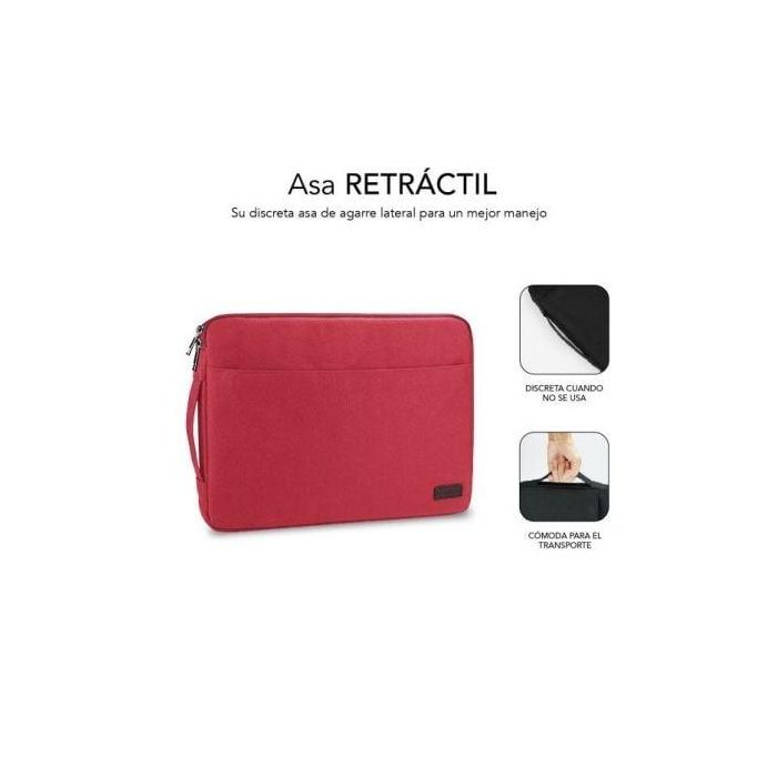 SUBBLIM Maletin Urban Laptop Sleeve 15,6" Red 2 SUBBLIM Maletin Urban Laptop Sleeve 15,6" Red 2