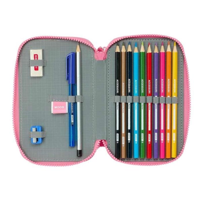 Plumier Escolar Safta Doble Pequeño 28 Piezas Reciclado Moos Floresistente 195x125x40 mm 6 Plumier Escolar Safta Doble Pequeño 28 Piezas Reciclado Moos Floresistente 195x125x40 mm 6