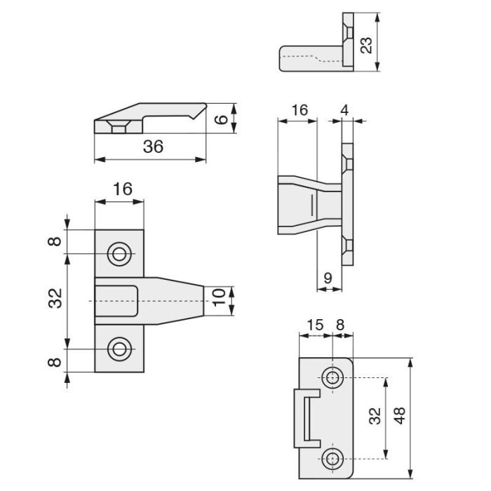 Herrajes Keku En-A Para Unión Paneles Plastico Negro. Para Encastrar. Herrajes Alk (50 Unidades) 1 Herrajes Keku En-A Para Unión Paneles Plastico Negro. Para Encastrar. Herrajes Alk (50 Unidades) 1