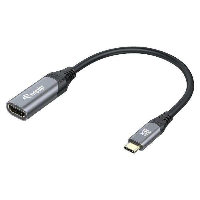 Equip Adaptador USB-C Macho a HDMI 2.1 Hembra 8K/30Hz 0 Equip Adaptador USB-C Macho a HDMI 2.1 Hembra 8K/30Hz 0