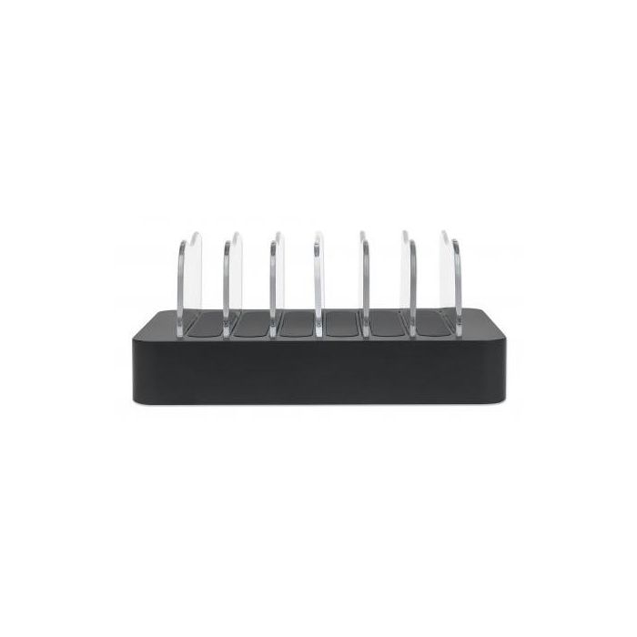 MANHATTAN 6-Port USB-Ladestation USB-A-Ports 2.4 A/5 V 55W 3
