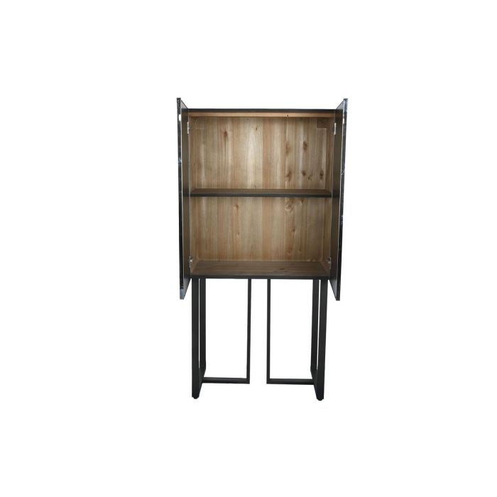 Aparador Home ESPRIT Plateado Metal Acero 80 x 41 x 160 cm 6 Aparador Home ESPRIT Plateado Metal Acero 80 x 41 x 160 cm 6