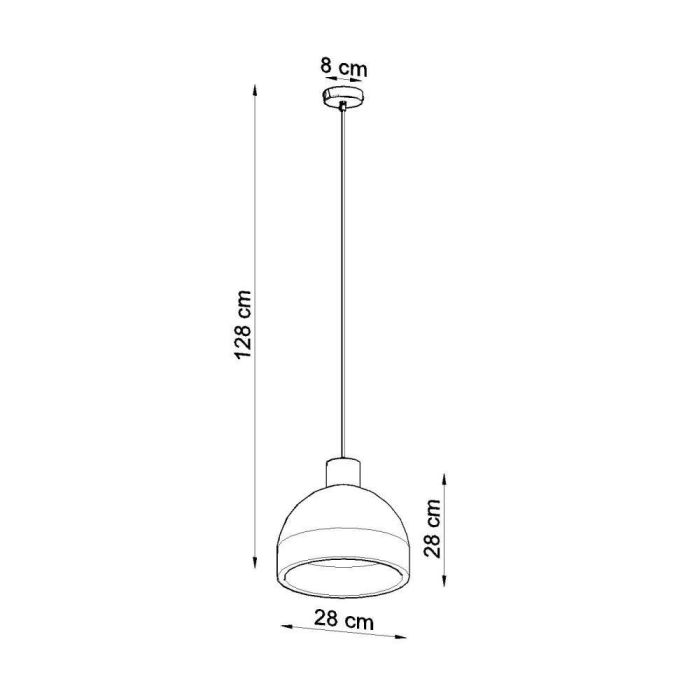 Lámpara Colgante de Techo Damaso Clásica [SOL-SL.0281] Iluminación de Diseño para Cocina, Comedor y Hogar Moderno 3