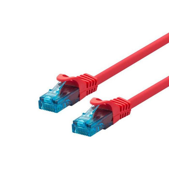 LOGON PROFESSIONAL TCU55U075R Cable de Red Patch U/UTP CAT5e RJ45 de 7m Rojo, con Protección Antiplegado
