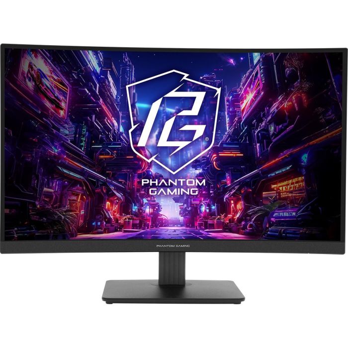 ASRock PG27QRT1B Monitor Gaming Curvo 27" QHD 1ms 180Hz VA HDMI DP 0 ASRock PG27QRT1B Monitor Gaming Curvo 27" QHD 1ms 180Hz VA HDMI DP 0