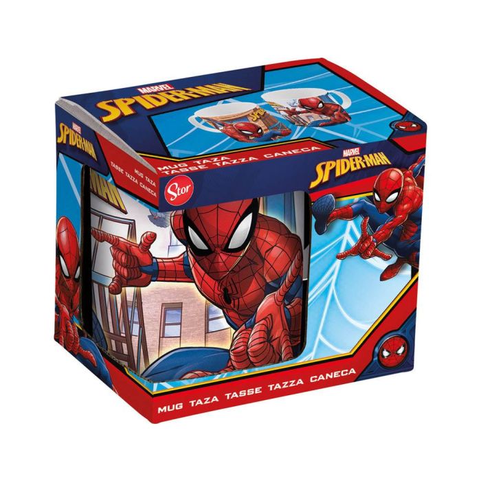 Taza Grande Safta Escolar 325 mL 117x87x100 mm Spider-Man Great Power