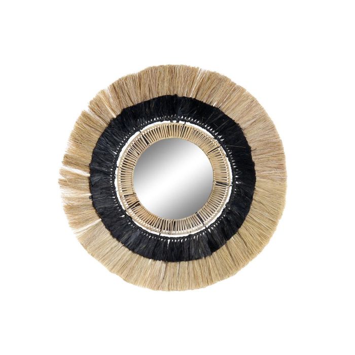 Espejo de pared DKD Home Decor Negro Natural Colonial 55 x 7 x 55 cm 0 Espejo de pared DKD Home Decor Negro Natural Colonial 55 x 7 x 55 cm 0