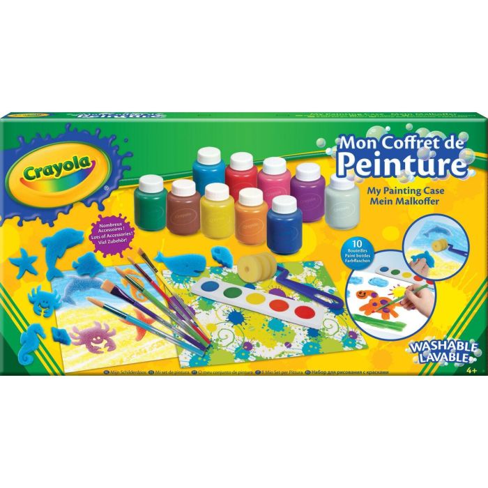 GOLIATH Set de Pintura Mi Conjunto con 8 Botellas Lavables, Rodillo, Pinceles, Esponjas y Paleta - Sin Manchas, Edad 4+ años 2 GOLIATH Set de Pintura Mi Conjunto con 8 Botellas Lavables, Rodillo, Pinceles, Esponjas y Paleta - Sin Manchas, Edad 4+ años 2