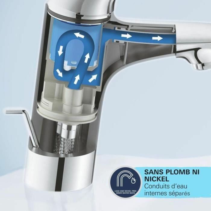 Grohe 24319001 Mezclador Monomando Lavabo Swift con Seguridad para Niños Talla S 3 Grohe 24319001 Mezclador Monomando Lavabo Swift con Seguridad para Niños Talla S 3