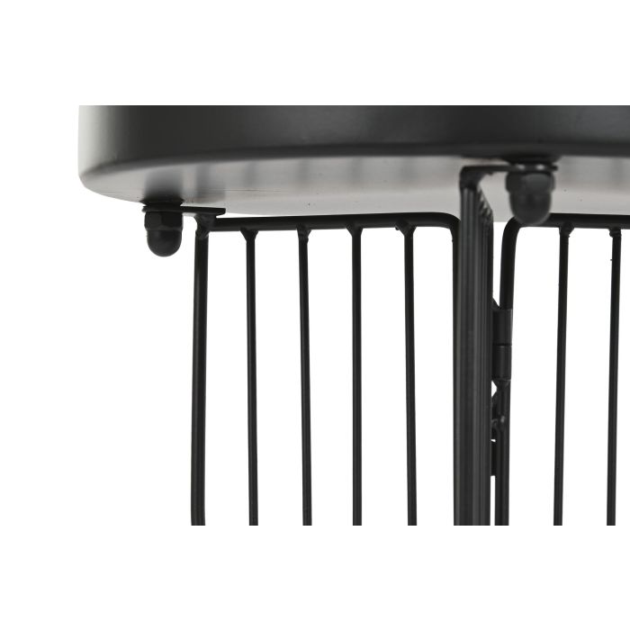 DKD Home Decor Macetero Loftcarter Negro 28 x 70 x 28 cm (2 Unidades) Metal 4