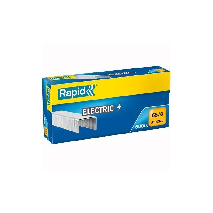 Rapid Grapas Strong Electric 65-6 gralvanizadas Caja De 5000 Rapid Grapas Strong Electric 65-6 gralvanizadas Caja De 5000