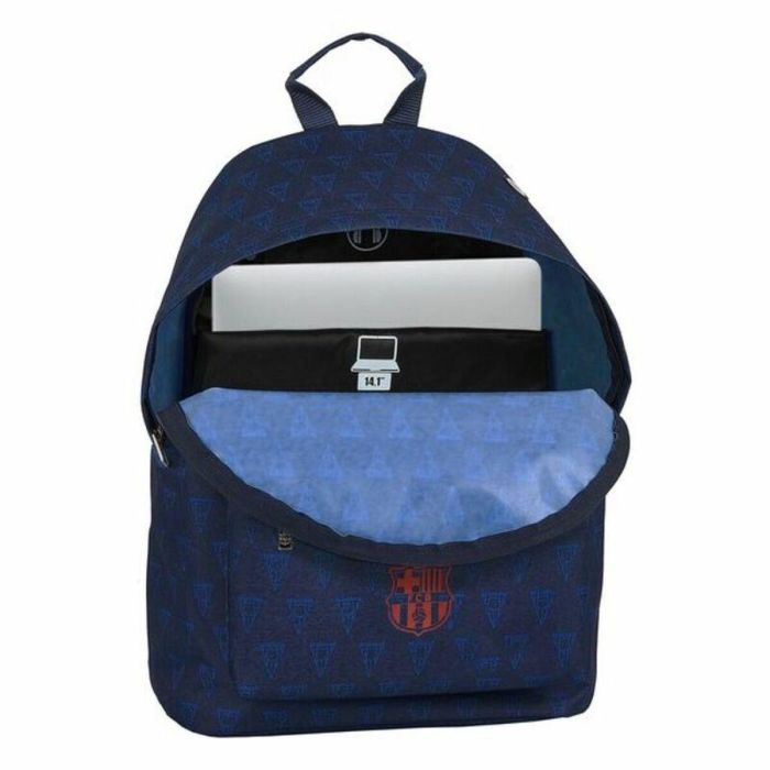 Mochila para Portátil F.C. Barcelona 14,1'' Azul marino 31 x 41 x 16 cm 1