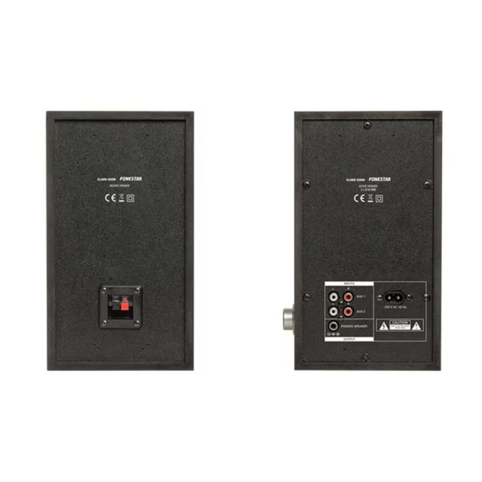 ALTAVOCES ACTIVOS 2.0 FONESTAR CLASS-220N NEGROS - 2*RMS/45W - 60-20000HZ - ENTRADAS 2*LÍNEA AUX/2*RCA - RECEPTOR BT 5.0 - MANDO A DISTANCIA 1 ALTAVOCES ACTIVOS 2.0 FONESTAR CLASS-220N NEGROS - 2*RMS/45W - 60-20000HZ - ENTRADAS 2*LÍNEA AUX/2*RCA - RECEPTOR BT 5.0 - MANDO A DISTANCIA 1
