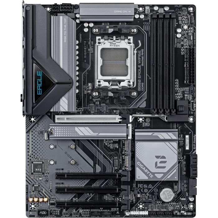 GIGABYTE 9MB85EGL6-00-G10 Placa Base B850 EAGLE WIFI6E para AMD Ryzen Serie 9000, DDR5 8200MHz, PCIe 5.0/4.0 M.2, LAN GbE 1