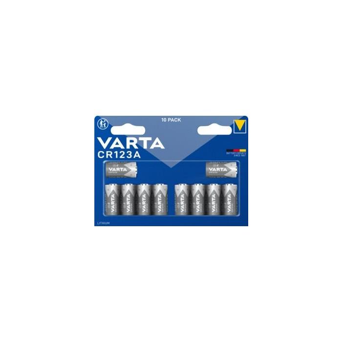 Batterie CR 123A 3 V *Varta* Fotobatterien - 10-Pack