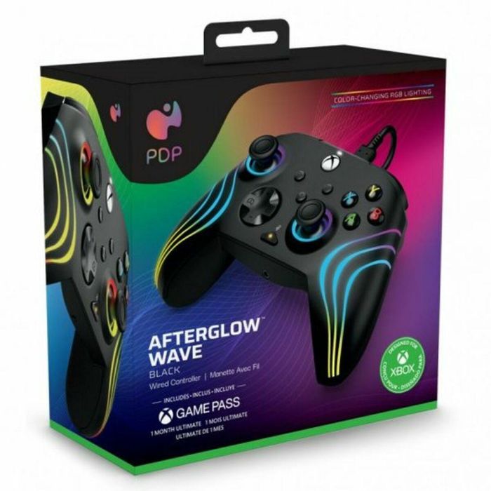 PDP PDP0708056069254 Gamepad Afterglow Wave con Cable Negro Iluminación LED Personalizable 26 PDP PDP0708056069254 Gamepad Afterglow Wave con Cable Negro Iluminación LED Personalizable 26