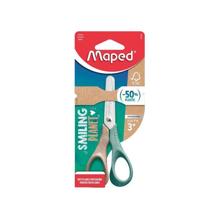 Tijeras Escolares Maped Vivo Smiling Planet 12 Cm. Blister De 1 12 unidades