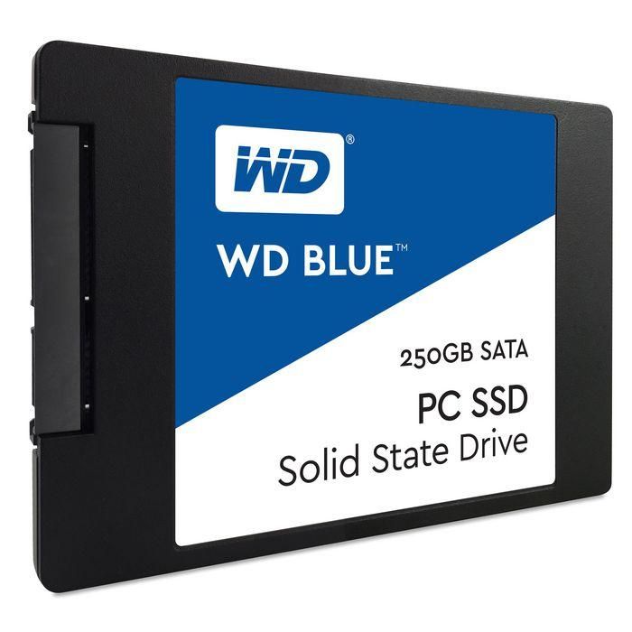 Western Digital 250 GB, 2.5", SATA 6Gb/s, 540/500 MB/s Western Digital 250 GB, 2.5", SATA 6Gb/s, 540/500 MB/s