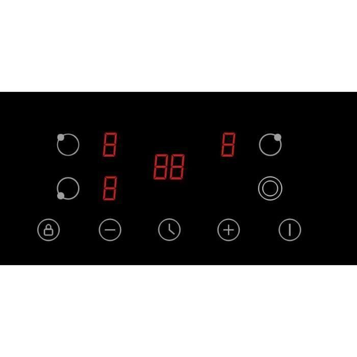 Oceanic Vitrocerámica 5200W 3 Zonas Negro 60 cm con Temporizador y Controles Sensibles 2 Oceanic Vitrocerámica 5200W 3 Zonas Negro 60 cm con Temporizador y Controles Sensibles 2