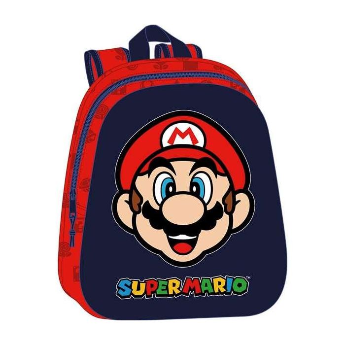 Safta Mochila 3D Super Mario 27x33x10cm 1