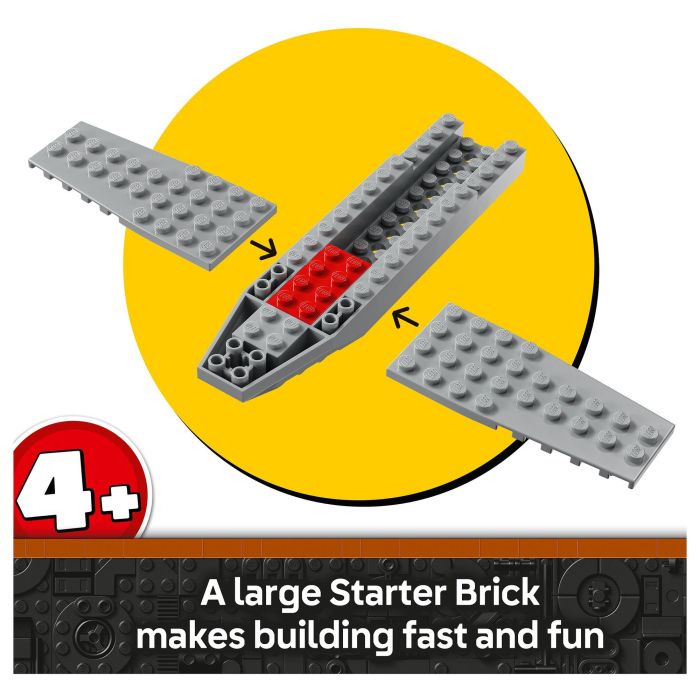 Lego Star Wars Caza Estelar N-1 de Mando y Grogu 75410 con 3 Personajes LEGO