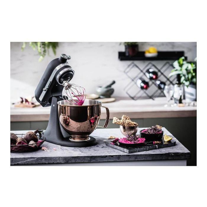 KitchenAid 5KSM185PSEBK Batidora de Varillas Artisan 4,8L, Negro Trufa 4