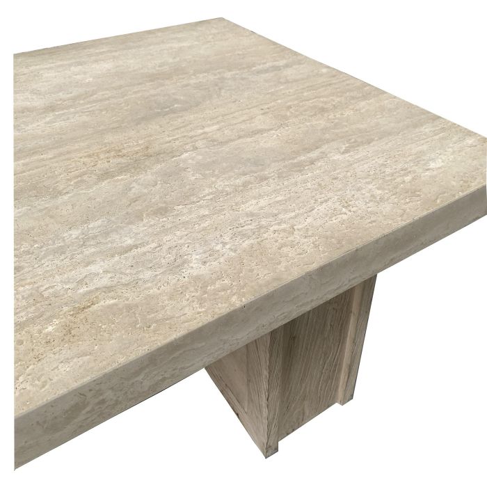 DKD Home Decor Mesa Centro Romantico 80 x 43 x 160 cm Olmo Marmol Travertino DKD Home Decor Mesa Centro Romantico 80 x 43 x 160 cm Olmo Marmol Travertino