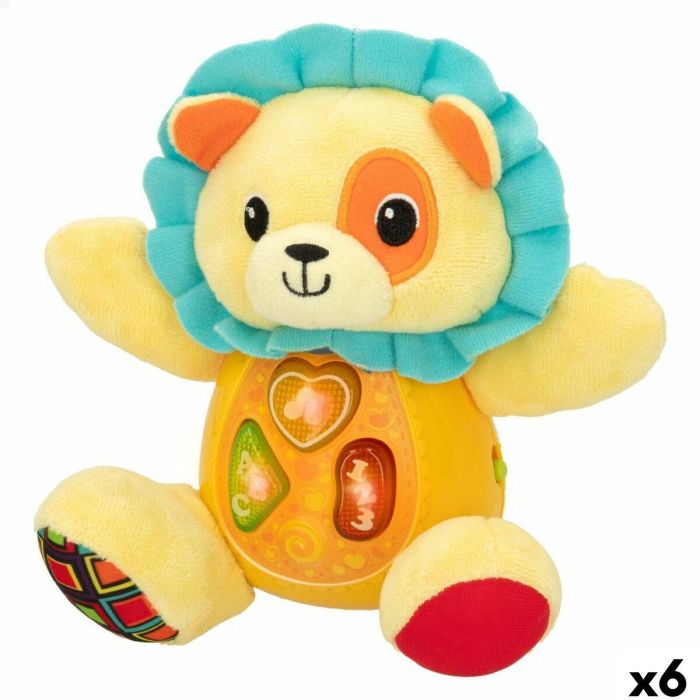 Peluche Winfun Animales ES 16 x 17,5 x 9,5 cm (6 Unidades) 9