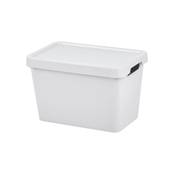 Caja de Almacenaje Maya Blanca 6.4L con Tapa - Inde (12 Unidades) 1 Caja de Almacenaje Maya Blanca 6.4L con Tapa - Inde (12 Unidades) 1