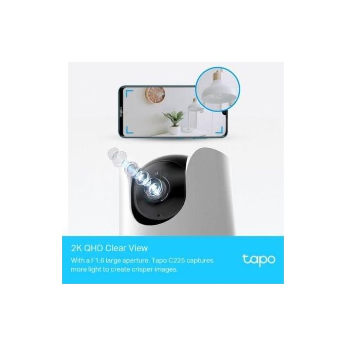 Cámara de Videovigilancia TP-Link Tapo C225/ 120º/ Visión Nocturna/ Control desde APP 1 Cámara de Videovigilancia TP-Link Tapo C225/ 120º/ Visión Nocturna/ Control desde APP 1