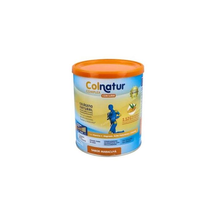 Colnatur Complex Curcuma 250g con Colágeno, Ácido Hialurónico, Magnesio y Vitamina C para Articulaciones y Huesos