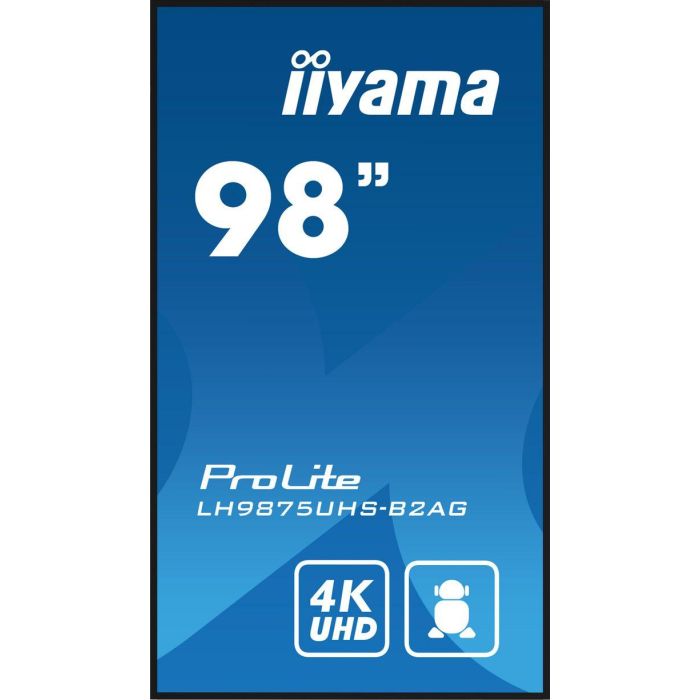 iiyama 98" LCD UHD, OPS 1 iiyama 98" LCD UHD, OPS 1