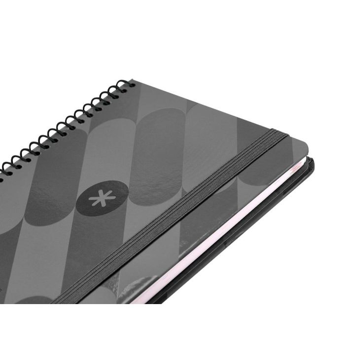 Agenda Espiral Antartik Pattern A6+ 2025 Semana Vista Color Negro Papel 80 gr 6