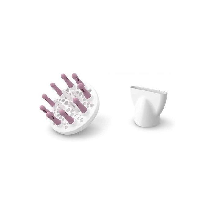 Secador Philips Drycare Advanced BHD186/ 2200W/ Blanco/ Rosa 1 Secador Philips Drycare Advanced BHD186/ 2200W/ Blanco/ Rosa 1