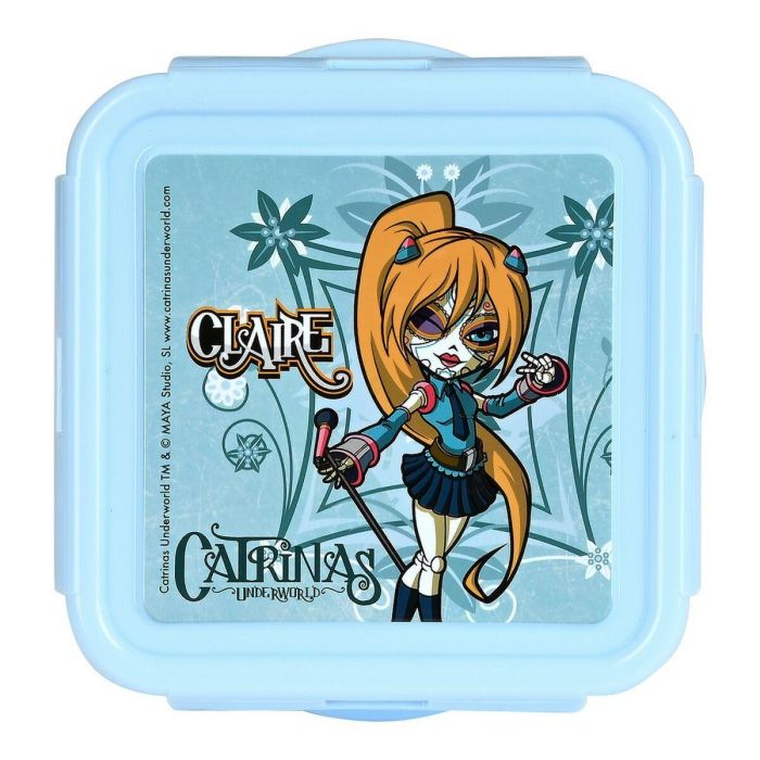 Fiambrera Catrinas Claire, noelia y lila Poliuretano Azul (13 x 7.5 x 13 cm) 1 Fiambrera Catrinas Claire, noelia y lila Poliuretano Azul (13 x 7.5 x 13 cm) 1