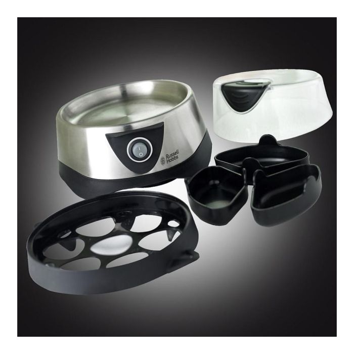 Russell Hobbs 14048-56 Cocedor para 7 Huevos Cook@Home Acero Inoxidable y Negro