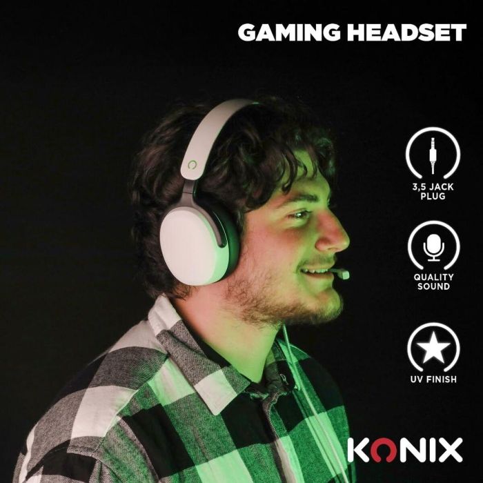 Konix Auriculares Supraurales para Juegos Nexus Xbox Series X|S con Micrófono y Conector de 3,5 mm, Cable de 1,5 m 6 Konix Auriculares Supraurales para Juegos Nexus Xbox Series X|S con Micrófono y Conector de 3,5 mm, Cable de 1,5 m 6