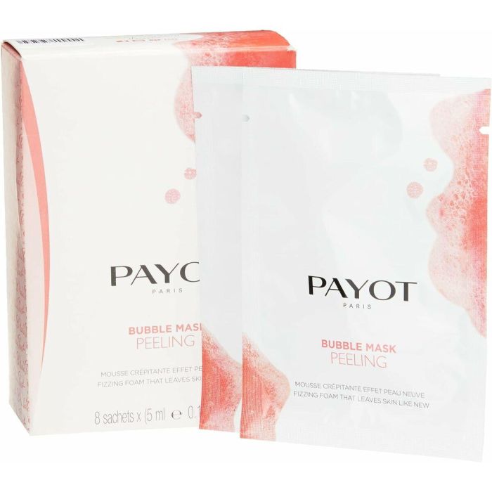Payot Bubble Mask Peeling Mascarilla Facial Exfoliante Oxigenante Triple Acción Efecto Piel Nueva para Todo Tipo de Pieles 8 x 5 ml 1 Payot Bubble Mask Peeling Mascarilla Facial Exfoliante Oxigenante Triple Acción Efecto Piel Nueva para Todo Tipo de Pieles 8 x 5 ml 1