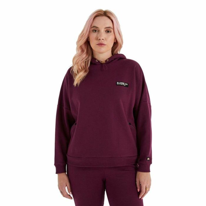 Sudadera con Capucha Mujer Ellesse Semprevisa Verde Berenjena