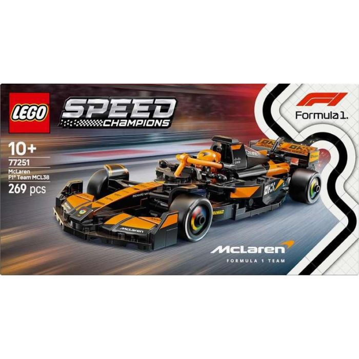 Juego de construccion coche de carreras mclaren formula 1 team mcl38 lego speed champions 1 Juego de construccion coche de carreras mclaren formula 1 team mcl38 lego speed champions 1