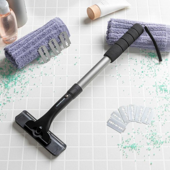 Afeitadora Corporal con Mango de Aluminio Extensible Extaver InnovaGoods 10 Afeitadora Corporal con Mango de Aluminio Extensible Extaver InnovaGoods 10