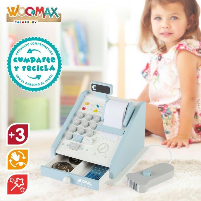 Caja Registradora de Juguete Woomax 18 Piezas 4 Unidades 18 x 15 x 18 cm 4